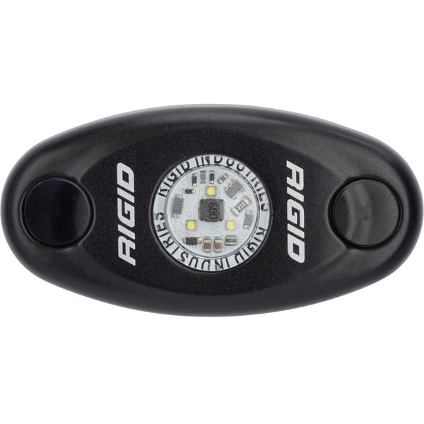 RIGID A-Series LED Light Low Power Warm White Black Housing Single