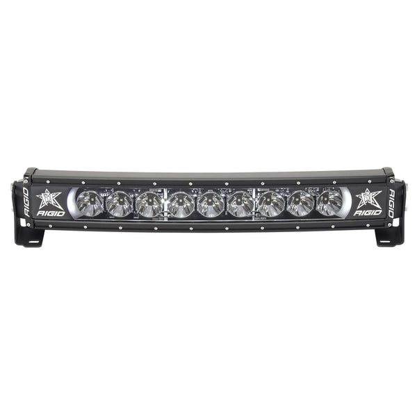 RIGID Radiance Plus Curved Bar Broad-Spot Optic 20 Inch With White Backlight