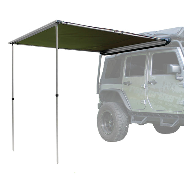 OFFGRID Rooftop Awning Olive Drab Polyester - 6.5ft x 8.2ft