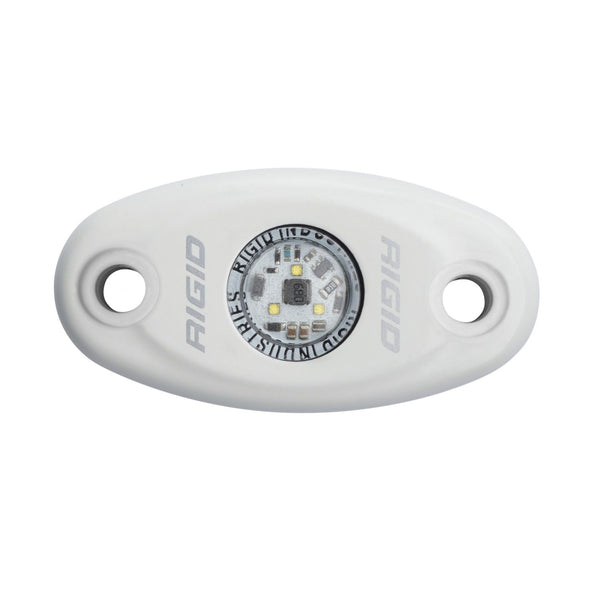 RIGID A-Series LED Light Low Power Natural White White Housing Single