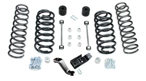 TJ: 4" Coil Spring Base Lift Kit - No Quick Disconnects Or Shocks