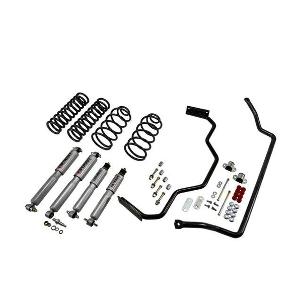 BELLTECH 1715 MUSCLE CAR PERF KIT Complete Kit Inc Front and Rear Springs Street Performance Shocks & Sway bars 1964-1966 Chevrolet Chevelle/El Camino/Malibu/LeMans/GTO (A-Body) 0 in. F/0 in. R drop