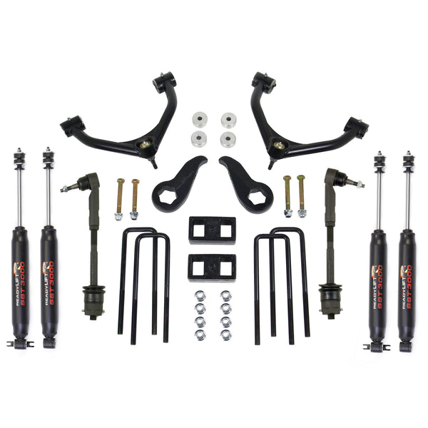 ReadyLIFT 2011-18 CHEV/GMC 2500/3500HD 3.5'' F 1.0'' R SST Lift Kit With SST3000 Shocks
