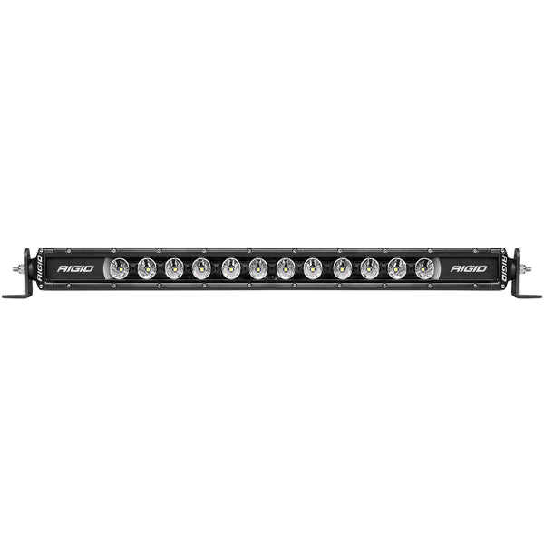 RIGID Radiance Plus SR-Series Single Row LED Light Bar With 8 Backlight Options: Red Green Blue Light Blue Purple Amber White Or Rotating 20 Inch Length