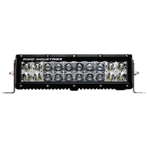 RIGID E-Series PRO LED Light Spot/Flood Optics Amber 10 Inch Black Housing