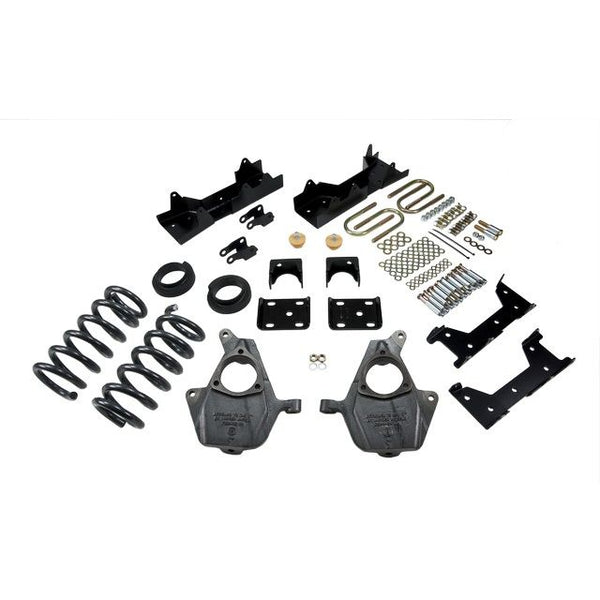 BELLTECH 665 LOWERING KITS Front And Rear Complete Kit W/O Shocks 1999-2000 Chevrolet Silverado/Sierra (Std Cab) 4 in. or 5 in. F/6 in. R drop W/O Shocks