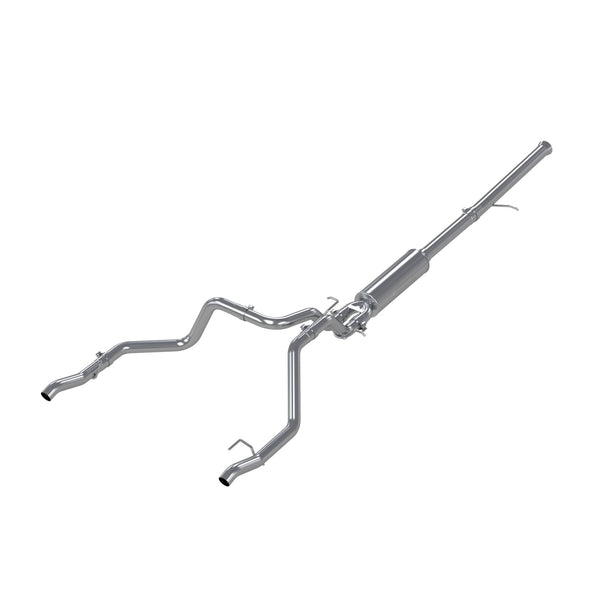 2.5" Cat Back Dual Rear Alumized Steel Exhaust