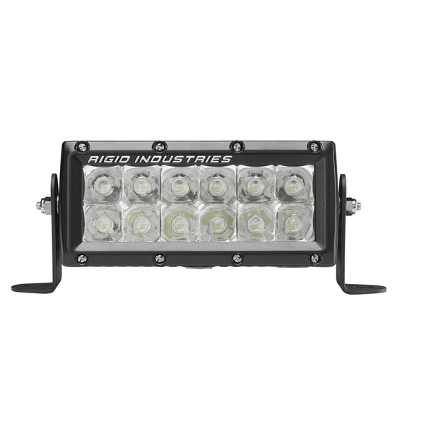 RIGID E-Series LED Light E-Mark Certified Spot Optic 6 Inch Black Housing