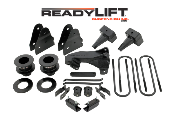 ReadyLIFT 2011-16 FORD F250 2.5'' SST Lift Kit With 4'' Rear Blocks - 1 Pc Drive Shaft
