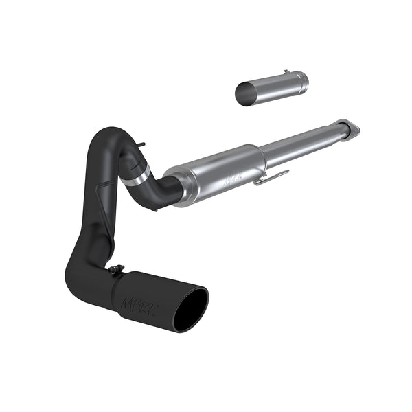 MBRP Exhaust 4in. Cat Back; Single; Black