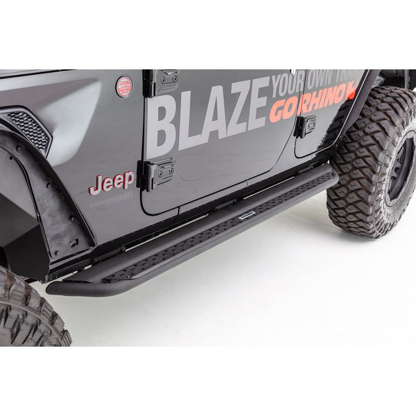 Go Rhino DSS4927T - Dominator Xtreme DSS SideSteps With Mounting Bracket Kit - Textured Black