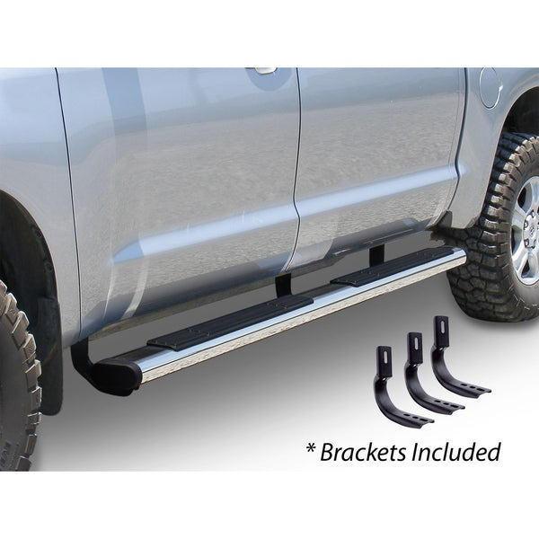 Go Rhino 686418080PS - 6" OE Xtreme SideSteps With Mounting Bracket Kit - Polished Stainless Steel