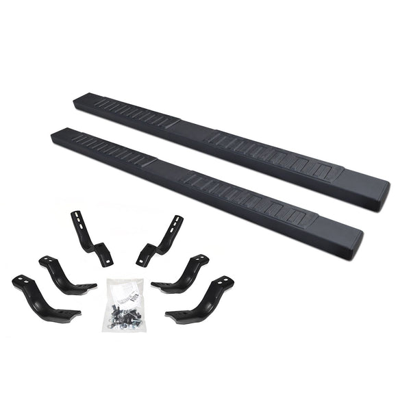 Go Rhino 6862434680T - 6" OE Xtreme II SideSteps With Mounting Bracket Kit - Textured Black