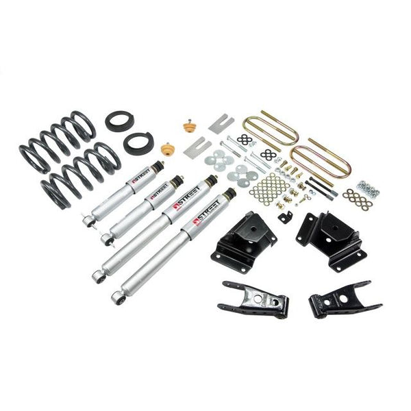 BELLTECH 923SP LOWERING KITS Front And Rear Complete Kit W/ Street Performance Shocks 1997-2003 Ford Harley Series 1 in. or 2 in. F/3 in. R drop W/ Street Performance Shocks