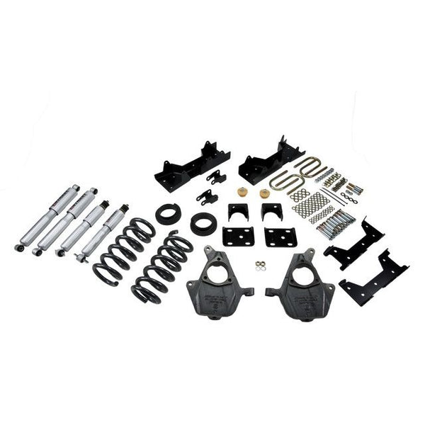 BELLTECH 665SP LOWERING KITS Front And Rear Complete Kit W/ Street Performance Shocks 1999-2000 Chevrolet Silverado/Sierra (Std Cab) 4 in. or 5 in. F/6 in. R drop W/ Street Performance Shocks