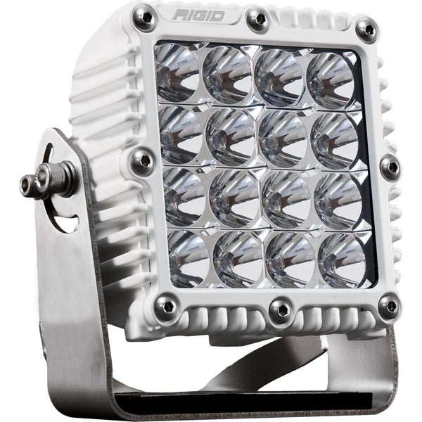 RIGID Q-Series PRO LED Light Flood Optic White Housing Single