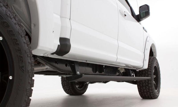 Husky Liners 14-18 GMC Sierra 1500 CC Trail Armor Rocker Panel & Sill Plate Cover (4pc) - Tex. Blk