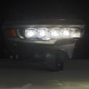 AlphaRex 25-26 Dodge Ram 1500 NOVA LED Proj Headlights- Black w/Activ Lit/ Seq Signal/Switchbk DRL