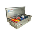 WEATHER GUARD MODEL 117-0-03 SADDLE BOX, ALUMINUM, FULL EXTRA WIDE, 14.4 CU FT