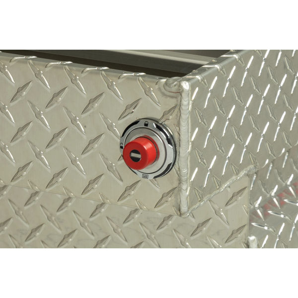 WEATHER GUARD MODEL 117-0-03 SADDLE BOX, ALUMINUM, FULL EXTRA WIDE, 14.4 CU FT