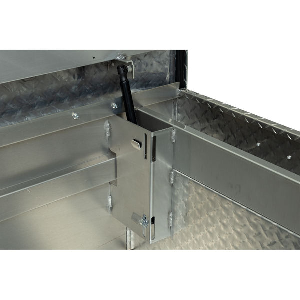 WEATHER GUARD MODEL 117-0-03 SADDLE BOX, ALUMINUM, FULL EXTRA WIDE, 14.4 CU FT