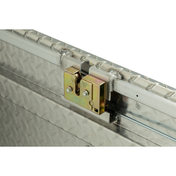 WEATHER GUARD MODEL 117-0-03 SADDLE BOX, ALUMINUM, FULL EXTRA WIDE, 14.4 CU FT