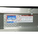 WEATHER GUARD MODEL 117-0-03 SADDLE BOX, ALUMINUM, FULL EXTRA WIDE, 14.4 CU FT