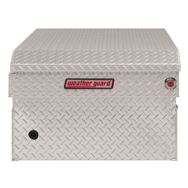 WEATHER GUARD MODEL 117-0-03 SADDLE BOX, ALUMINUM, FULL EXTRA WIDE, 14.4 CU FT