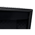 WEATHER GUARD MODEL 127-5-03 SADDLE BOX, ALUMINUM, FULL STANDARD, GLOSS BLACK, 10.5 CU FT