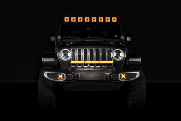 Diode Dynamics Jeep 2018 SS30 Bumper LED Kit Sport White Driving ABL