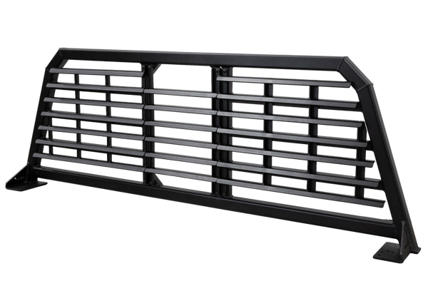 Gen-Y 20+ GMC GM 2500/3500 Defender Headache Rack/ 3-Louver Panels - Black