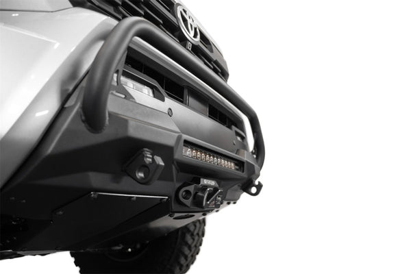 Addictive Desert Designs2024+ Toyota Tacoma Stealth Center Mount Winch Front Bumper w/ Top Hoop