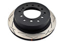 DBA 06+ Lexus GX470 / 06+ Toyota FJ Cruiser Rear Slotted 4000 Series Rotor
