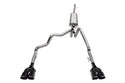 Corsa 19-25 Chevy Silverado 1500 CatBack Dual Rear Exit with Twin 4in Black Powder Ct ProSeries Tips