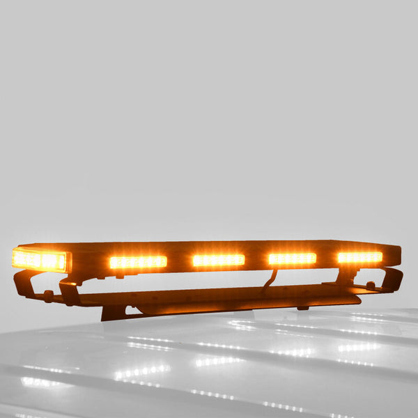 Putco 24In Universal 24In Tri Color Hornet Light (Amber/Blue/White) - LED Stealth Rooftop Strobe Bar