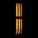 AlphaRex 24-25 Toyota Tacoma NOVA-Series LED Prismatic Tail Lights - Black