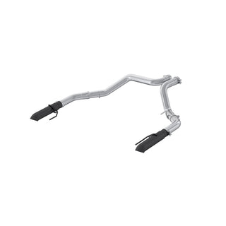 MBRP 2022+ Ford F-150 Raptor 3.5L / Raptor R 5.2L 3in Dual Rear Exit Turndown Axle Back - Black
