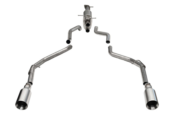 Corsa 2019+ Ram 1500 5.7L HEMI 3.0in Catback Exhaust System w/ 5.0in Flat Cut Dual Rear Exit Tips