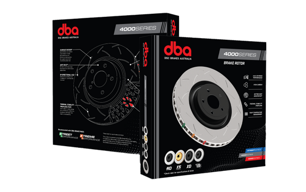DBA 14-21 Subaru WRX / 12-21 Scion FR-S/Toyota GR 86 Rear T3 Slotted 4000 Series Rotor