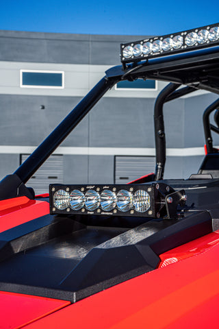 Baja Designs S2 Pro Flush Mount LED Light Pod, Clear Wide Cornering, Black Housing, Single, No Harness