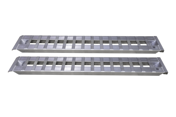Gen-Y Heavy-Duty 10ft Aluminum Loading Ramps 15in x 120in 5K Capacity Per Ramp - Pair