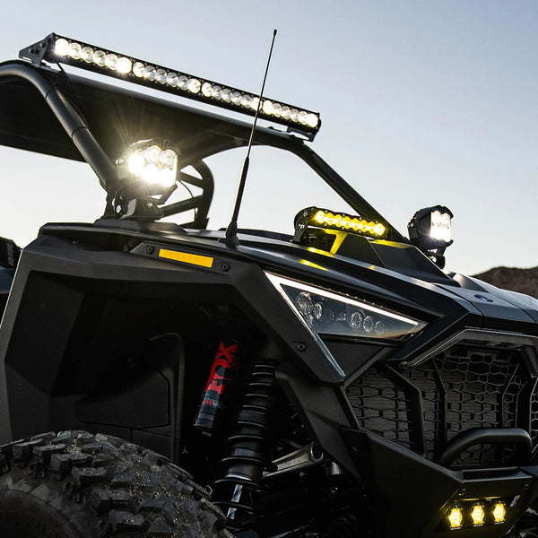 Baja Designs LP9 Sport LED Light Pod, Clear Spot Single, No Backlight or Harness