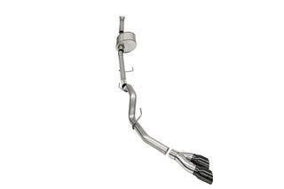 Corsa 2021-2025 Ford F-150 SuperCab/6.5in Bed 5.0L V8 Xtreme Cat-Back Single Side Exit-Black PVD