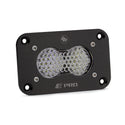 Baja Designs S2 Pro Flush Mount LED Light Pod, Clear Work/Scene, Black Housing, Single, No Harness