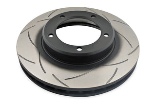 DBA 98-06 Toyota 70 Landcruiser (Reverse Mount) 4X4 Survival T2 Slotted Front Brake Rotor
