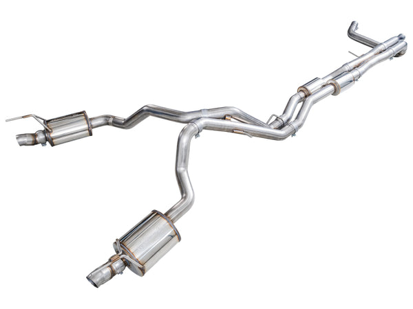 AWE Tuning 2021+ Cadillac Escalade 6.2L 0FG Dual Exit Exhaust System (Reuses OE Tips)