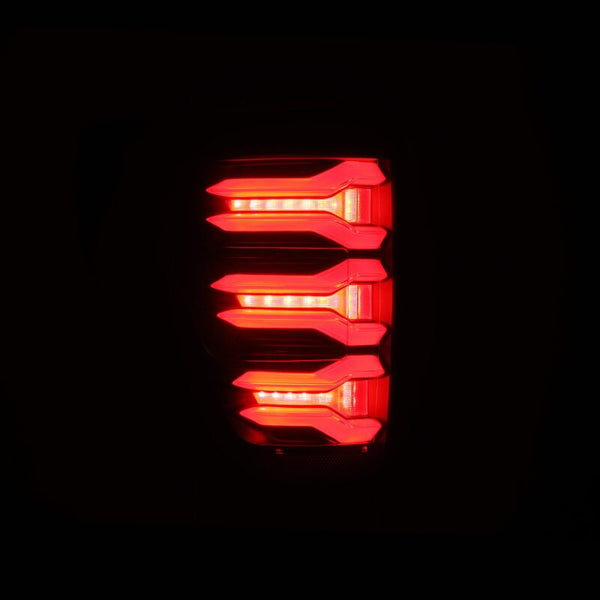 AlphaRex 21-22 Ford F-150 LUXX LED Taillights Black/Red