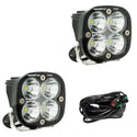 Baja Designs 497801 Squadron Pro Spot Beam Black LED Auxiliary Light Pod Pair