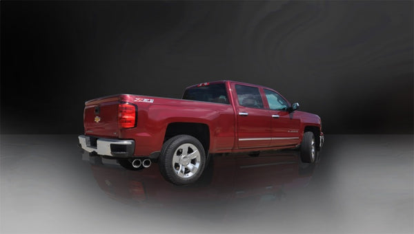 Corsa 2014-19 Sierra/Silvrd 1500 Crew/Dbl / Short/Std. Bed 6.2L V8 Polished Sport Single SideCB Ext
