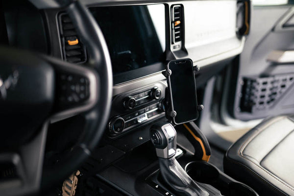 DV8 Offroad 21-23 Ford Bronco Center Console Molle Panels & Bridge